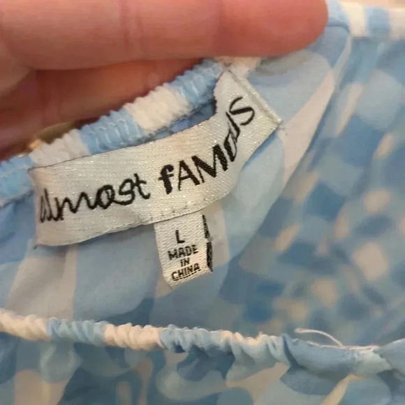 JUNIORS Womens Almost Famous Tie Back Short Mini Dress - Picture 3 of 10